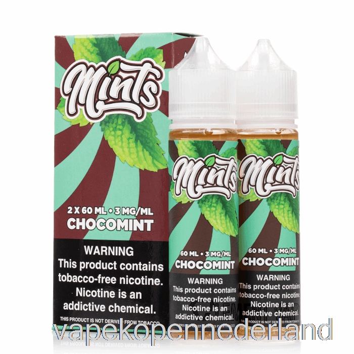 Elektronische Sigaret Vape Chocomint - Pepermuntjes Vape Co - 120 Ml 3 Mg